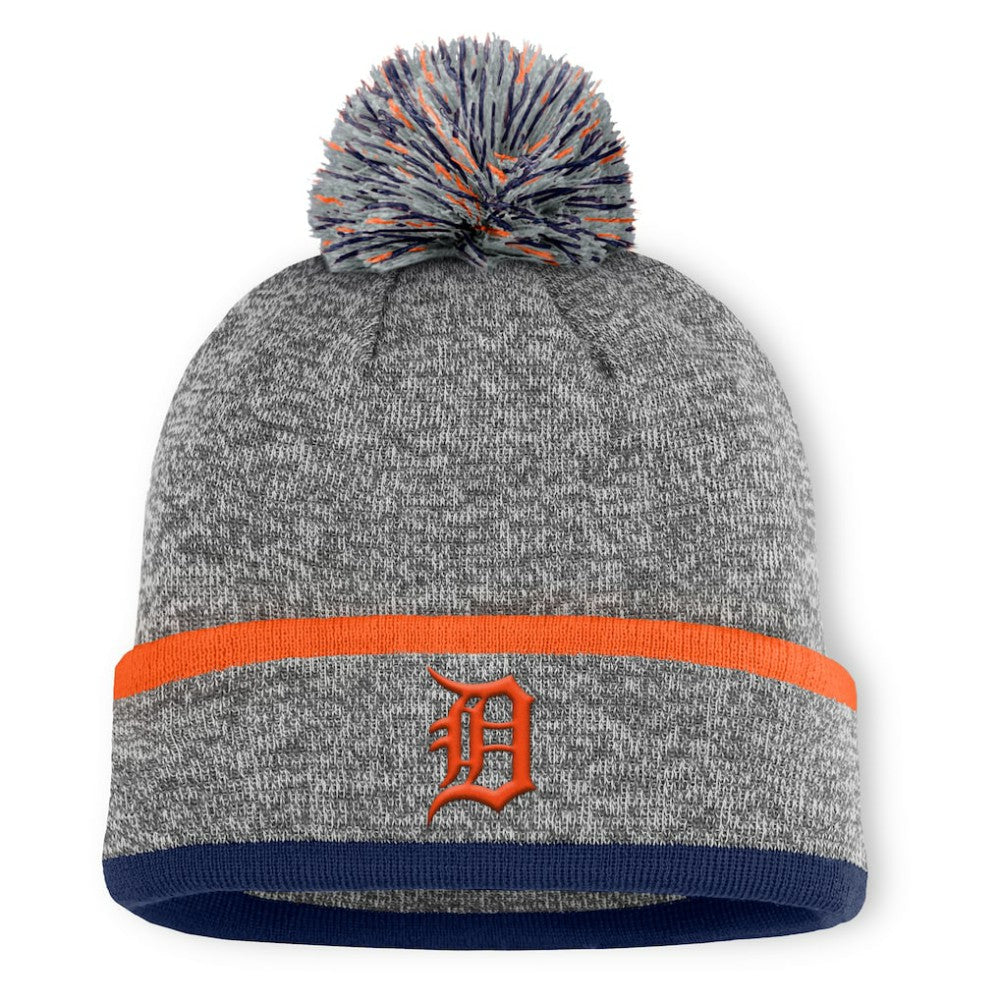 Detroit Tigers Fanatics Backstop Cuffed Knit Hat with Pom Sale