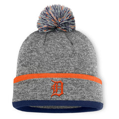 Detroit Tigers Fanatics Backstop Cuffed Knit Hat with Pom Sale