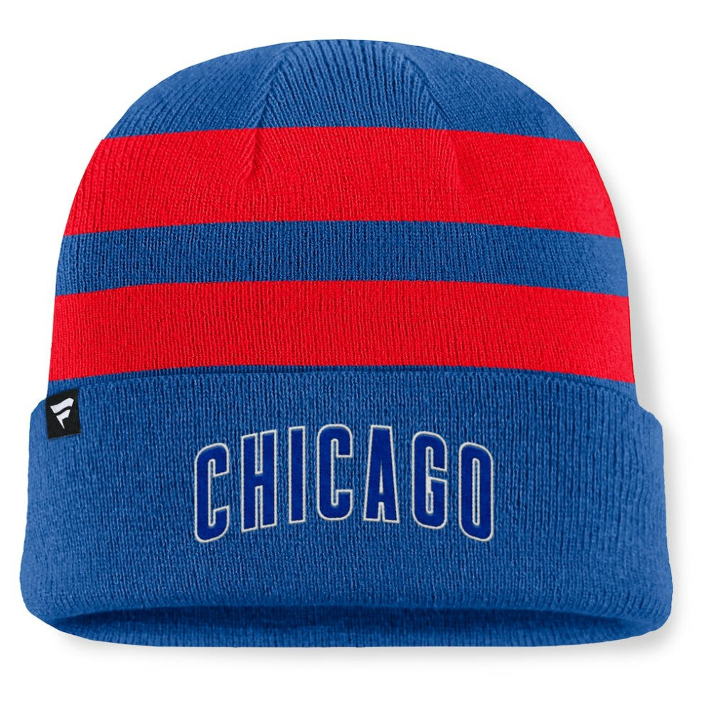 Chicago Cubs Fanatics Baseline Cuffed Knit Hat Online