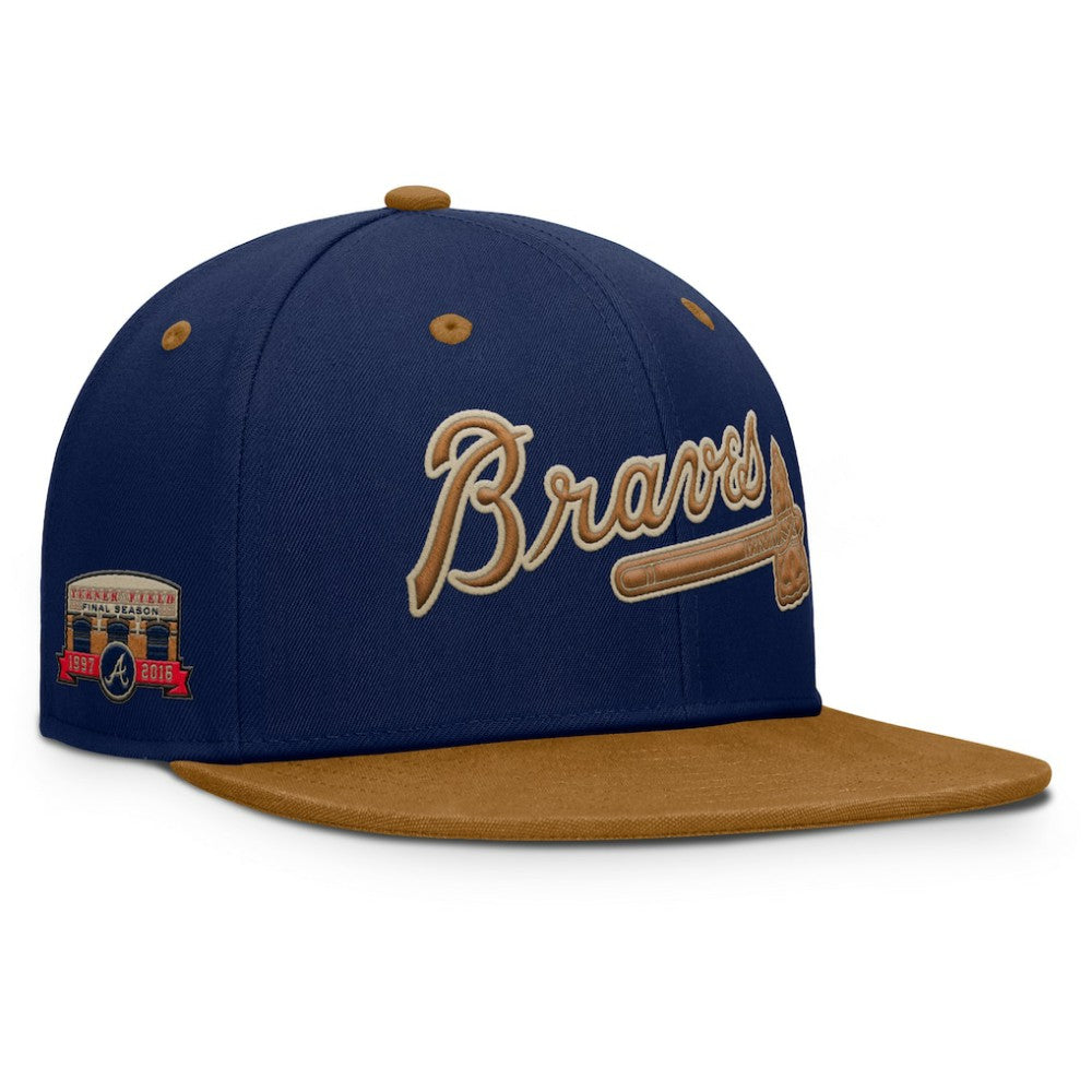 Atlanta Braves Fanatics Splinter Fitted Hat Outlet