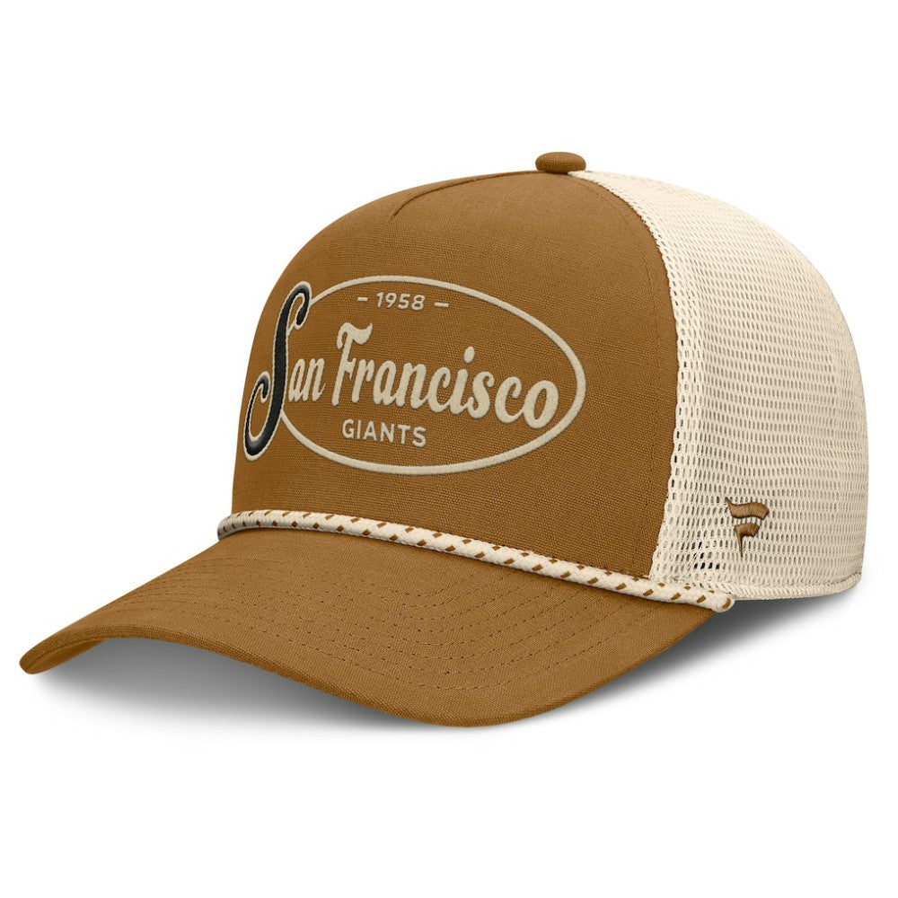 San Francisco Giants Fanatics A-Frame Trucker Adjustable Hat Discount