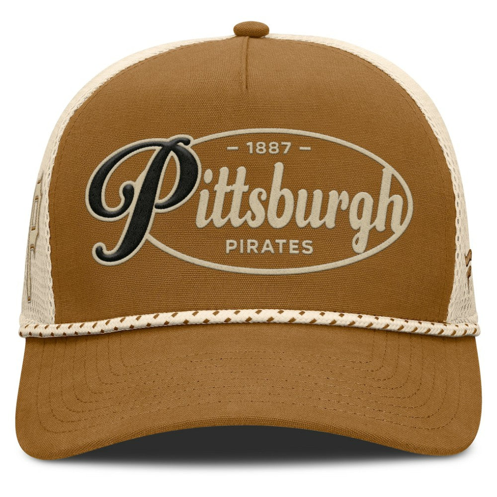 Pittsburgh Pirates Fanatics A-Frame Trucker Adjustable Hat Discount