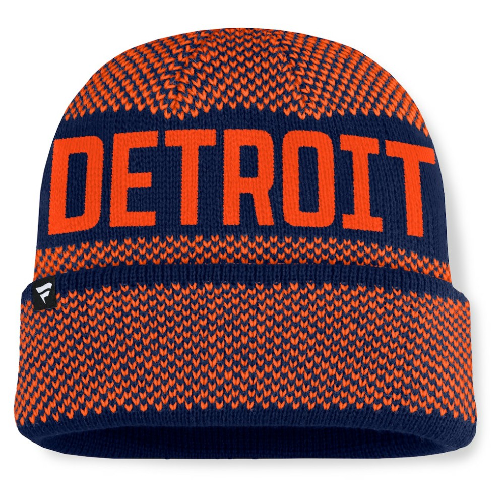 Detroit Tigers Fanatics Rotation Cuffed Knit Hat Near Me