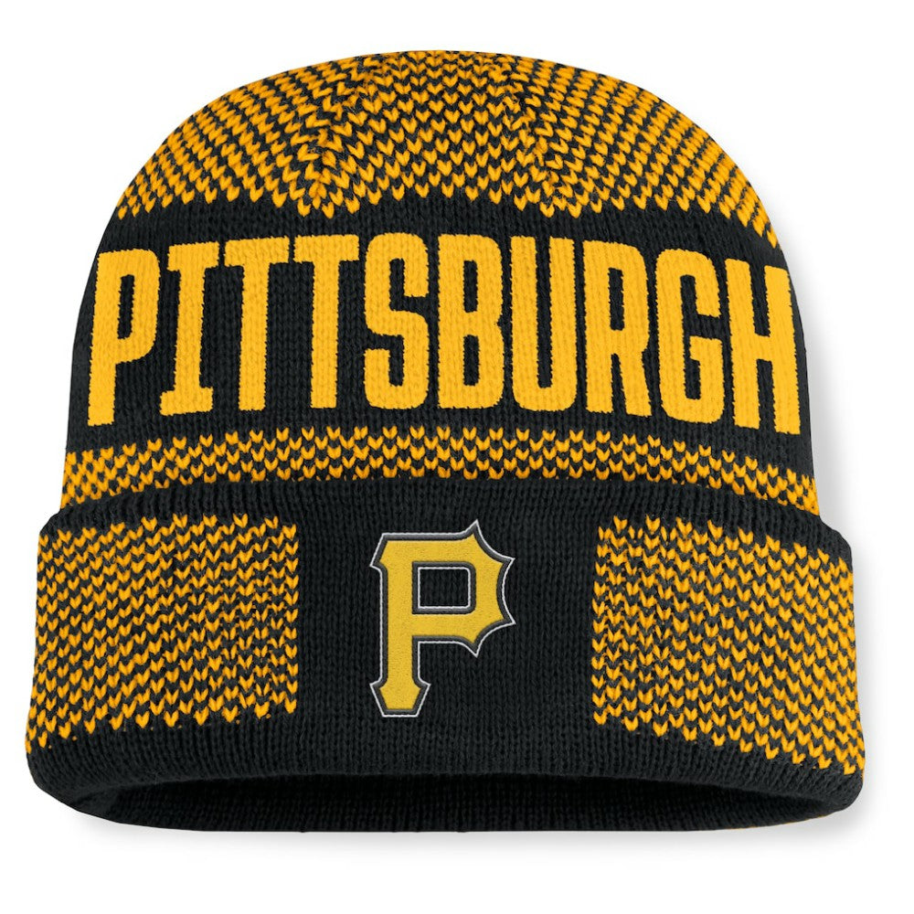 Pittsburgh Pirates Fanatics Rotation Cuffed Knit Hat Near Me