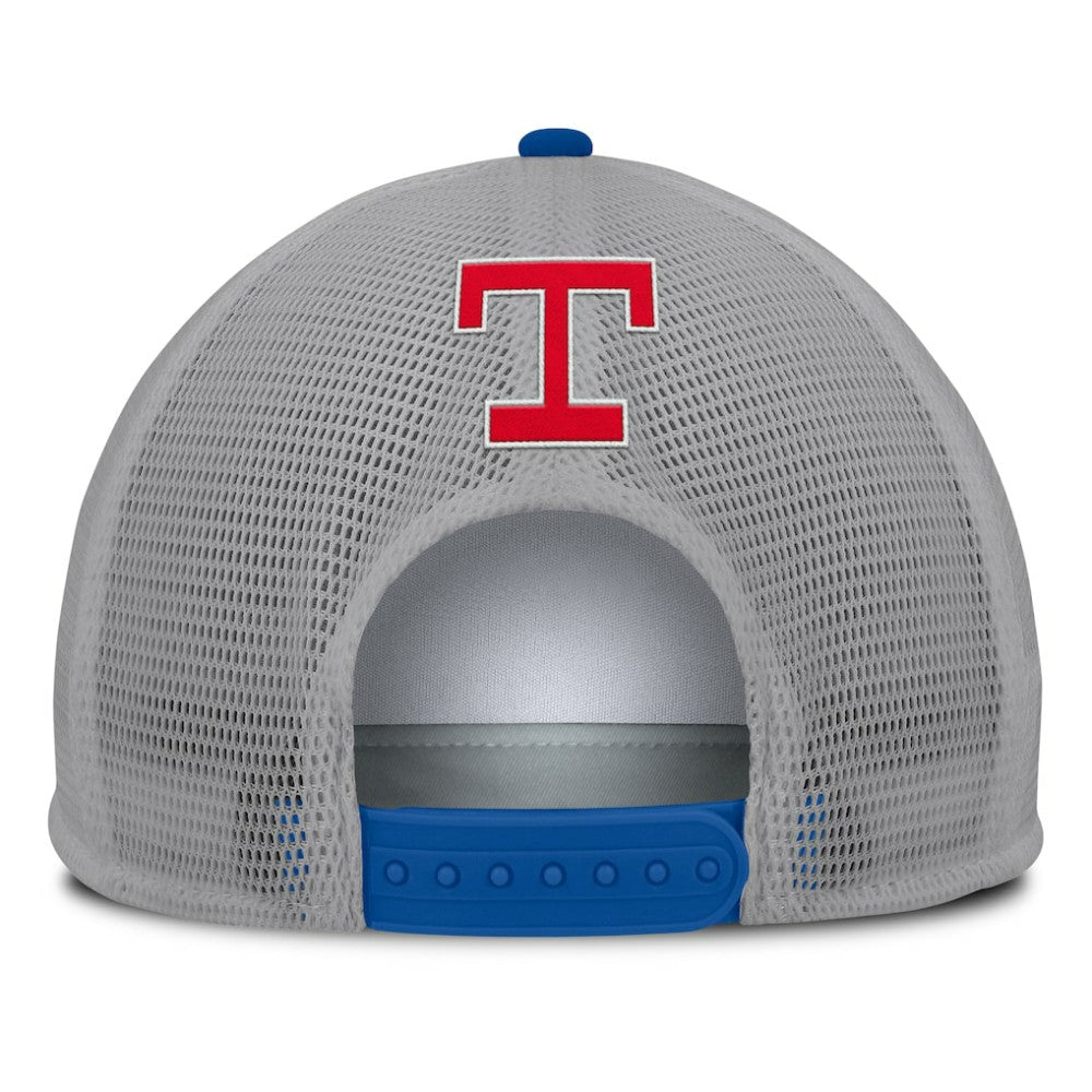 Texas Rangers Fanatics Cranked Foam Front Patch Trucker Adjustable Hat Sale