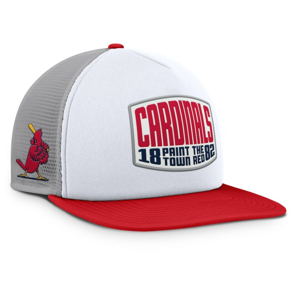 St. Louis Cardinals Fanatics Cranked Foam Front Patch Trucker Adjustable Hat for sale