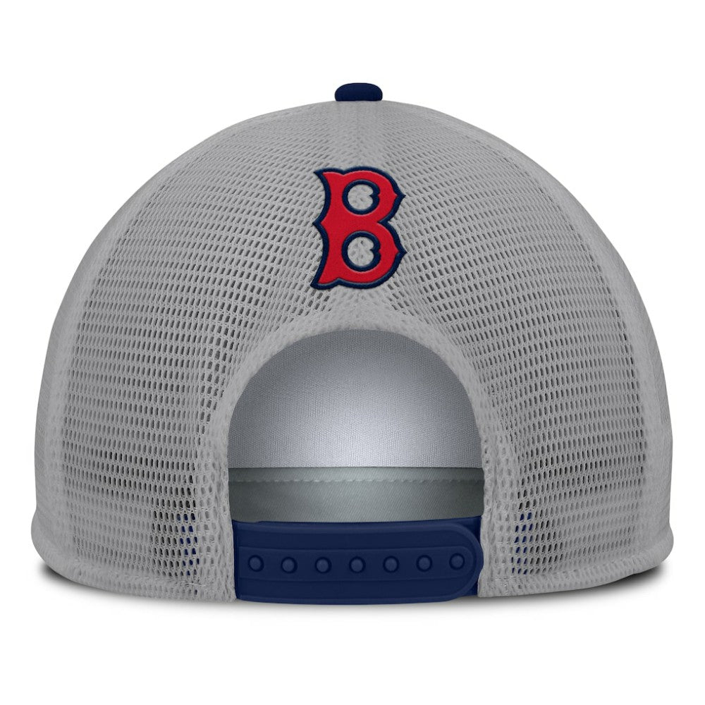 Boston Red Sox Fanatics Cranked Foam Front Patch Trucker Adjustable Hat Near Me