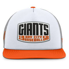 San Francisco Giants Fanatics Cranked Foam Front Patch Trucker Adjustable Hat Discount
