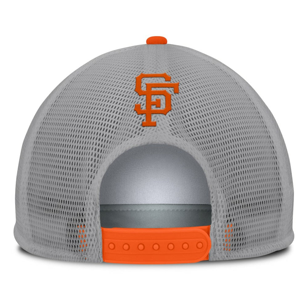 San Francisco Giants Fanatics Cranked Foam Front Patch Trucker Adjustable Hat Discount