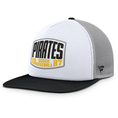 Pittsburgh Pirates Fanatics Cranked Foam Front Patch Trucker Adjustable Hat Outlet