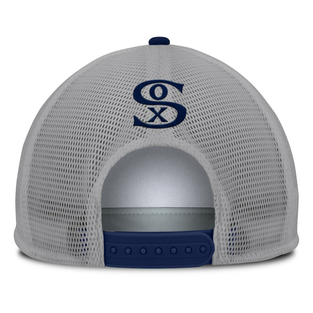 Chicago White Sox Fanatics Cranked Foam Front Patch Trucker Adjustable Hat Near Me