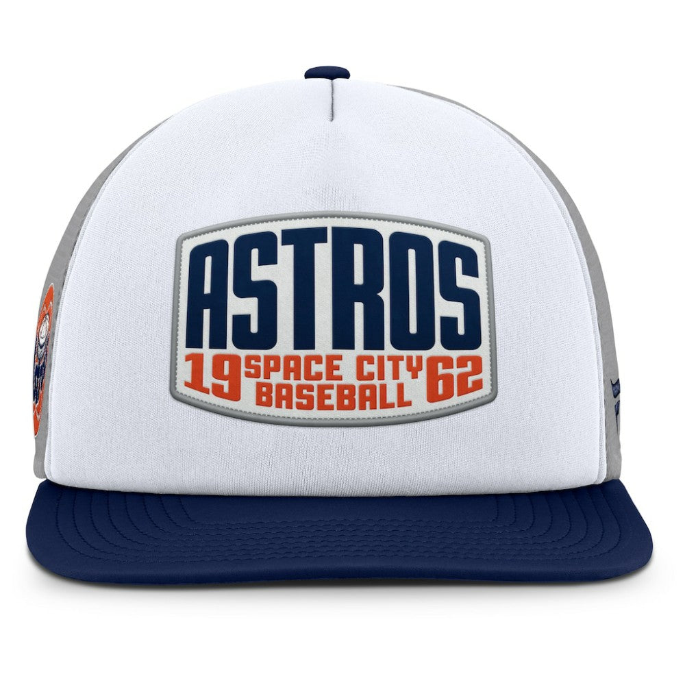 Houston Astros Fanatics Cranked Foam Front Patch Trucker Adjustable Hat for sale