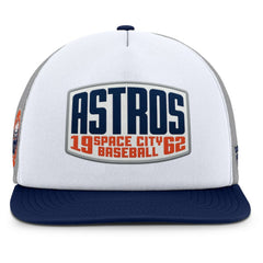 Houston Astros Fanatics Cranked Foam Front Patch Trucker Adjustable Hat for sale