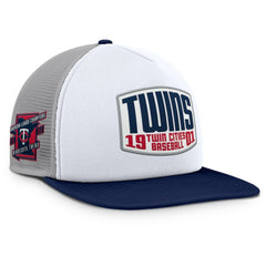Minnesota Twins Fanatics Cranked Foam Front Patch Trucker Adjustable Hat Sale