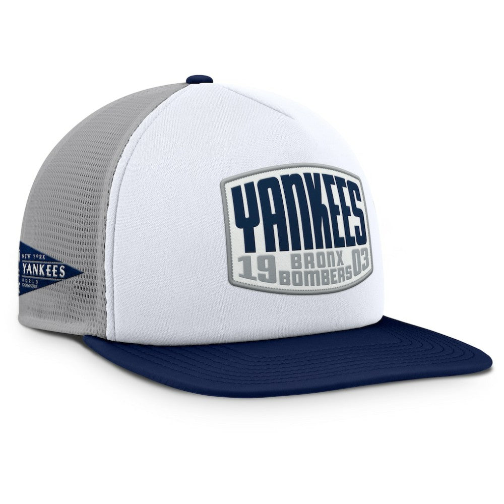 New York Yankees Fanatics Cranked Foam Front Patch Trucker Adjustable Hat Outlet