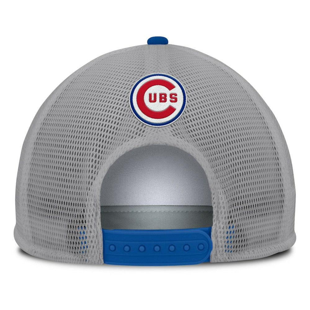 Chicago Cubs Fanatics Cranked Foam Front Patch Trucker Adjustable Hat Sale