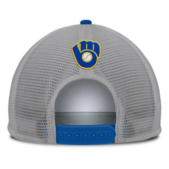 Milwaukee Brewers Fanatics Cranked Foam Front Patch Trucker Adjustable Hat Online