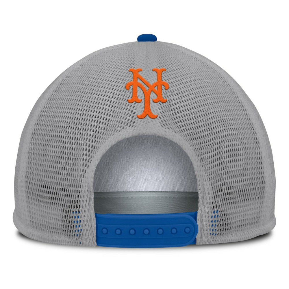 New York Mets Fanatics Cranked Foam Front Patch Trucker Adjustable Hat Sale
