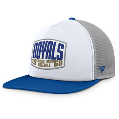 Kansas City Royals Fanatics Cranked Foam Front Patch Trucker Adjustable Hat Sale