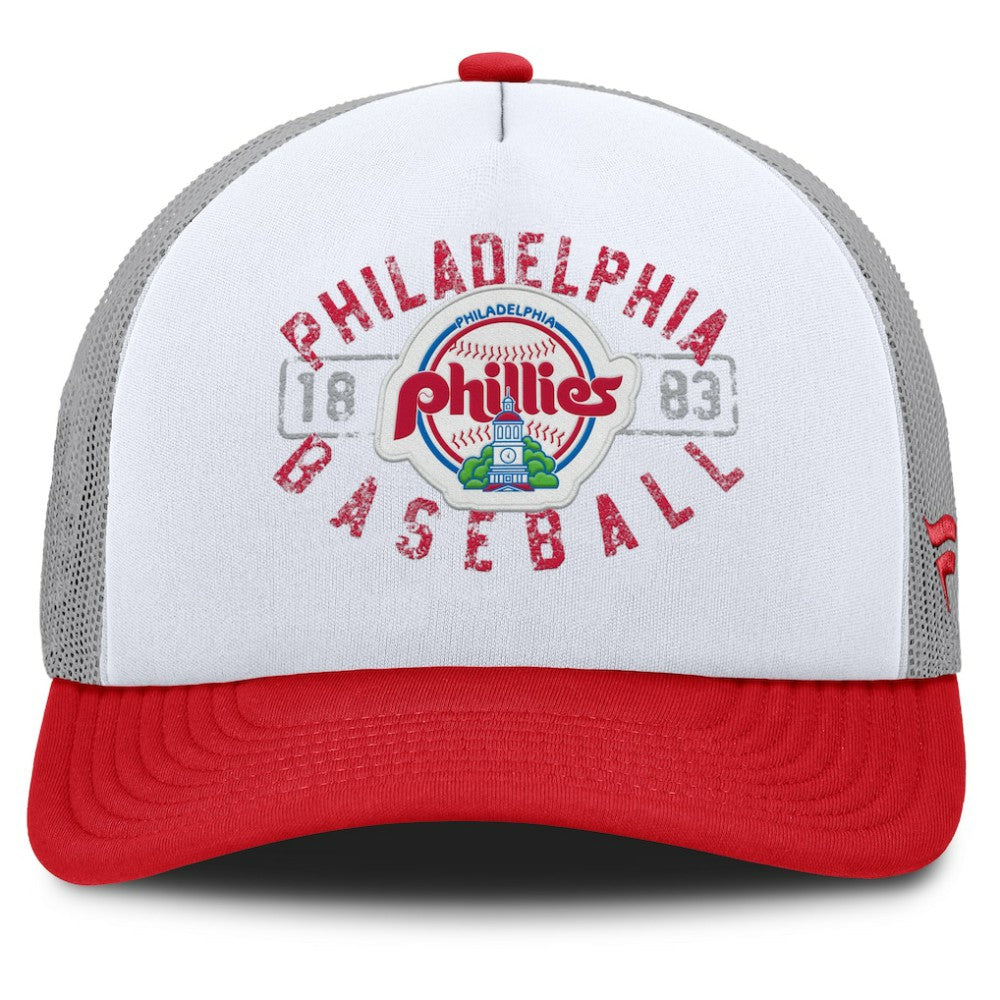 Philadelphia Phillies Fanatics Designated A-Frame Foam Front Trucker Adjustable Hat Online