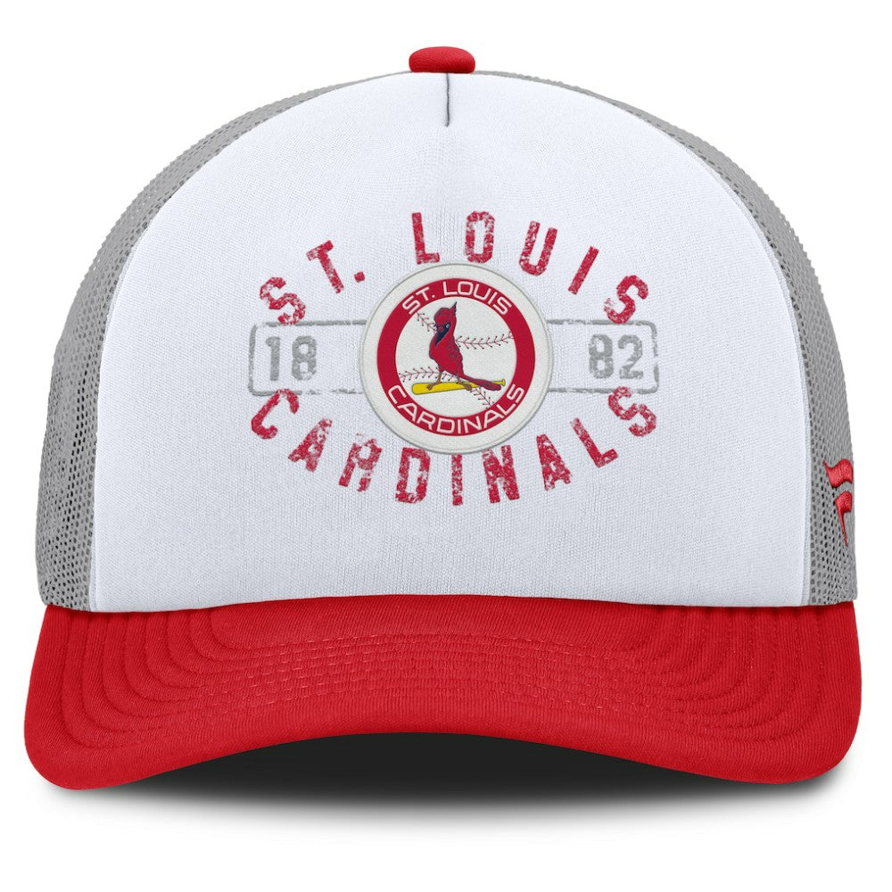 St. Louis Cardinals Fanatics Designated A-Frame Foam Front Trucker Adjustable Hat Outlet