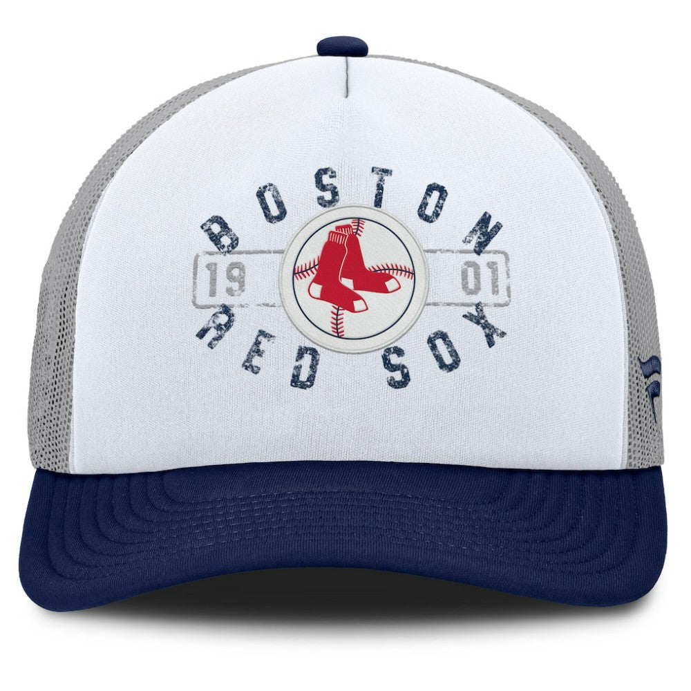 Boston Red Sox Fanatics Designated A-Frame Foam Front Trucker Adjustable Hat Discount