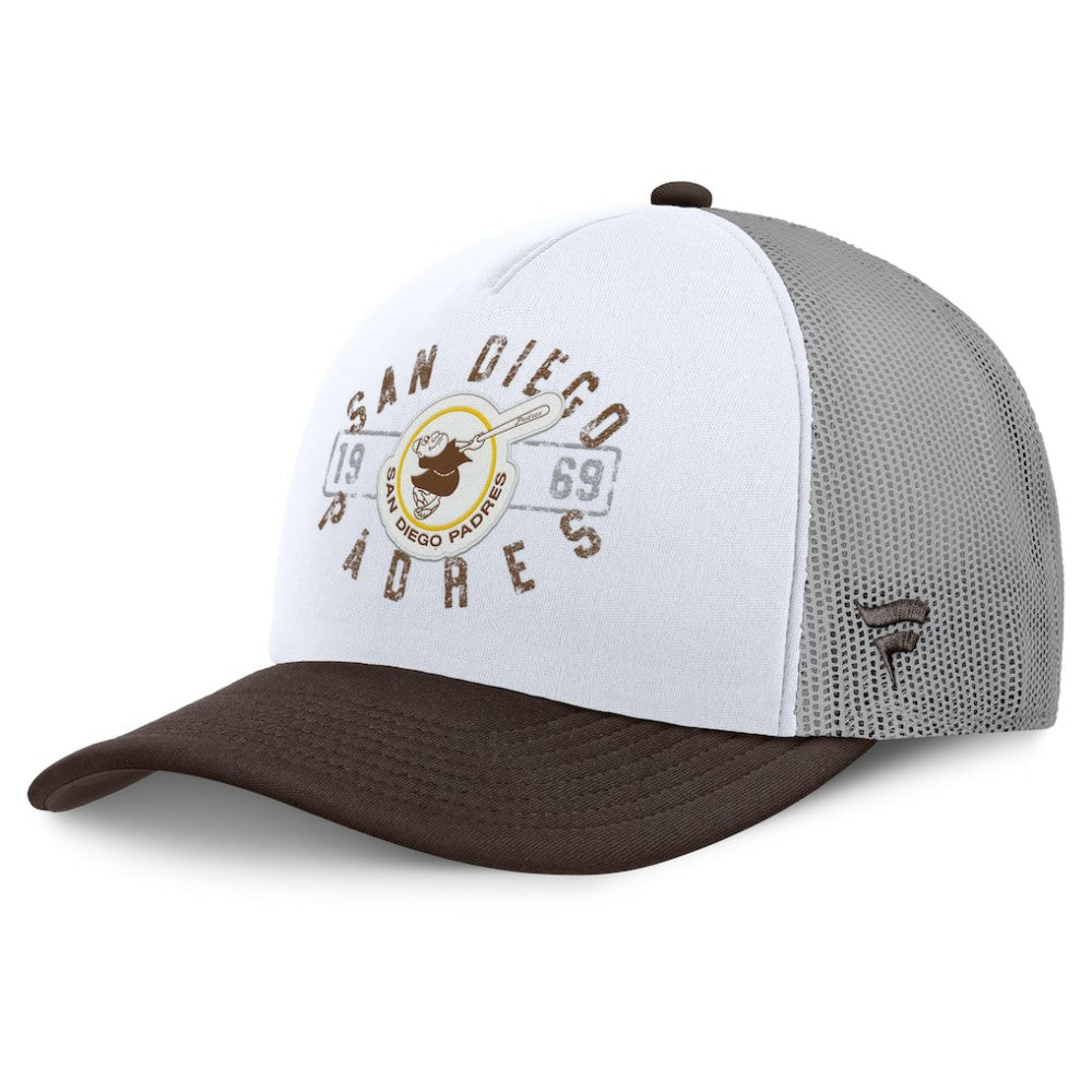 San Diego Padres Fanatics Designated A-Frame Foam Front Trucker Adjustable Hat Near Me