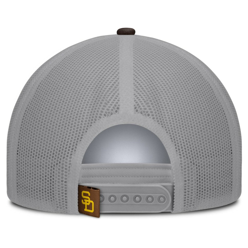 San Diego Padres Fanatics Designated A-Frame Foam Front Trucker Adjustable Hat Near Me