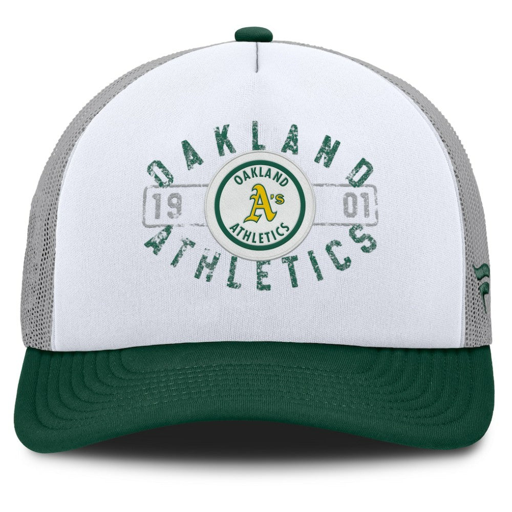 Athletics Fanatics Designated A-Frame Foam Front Trucker Adjustable Hat Near Me