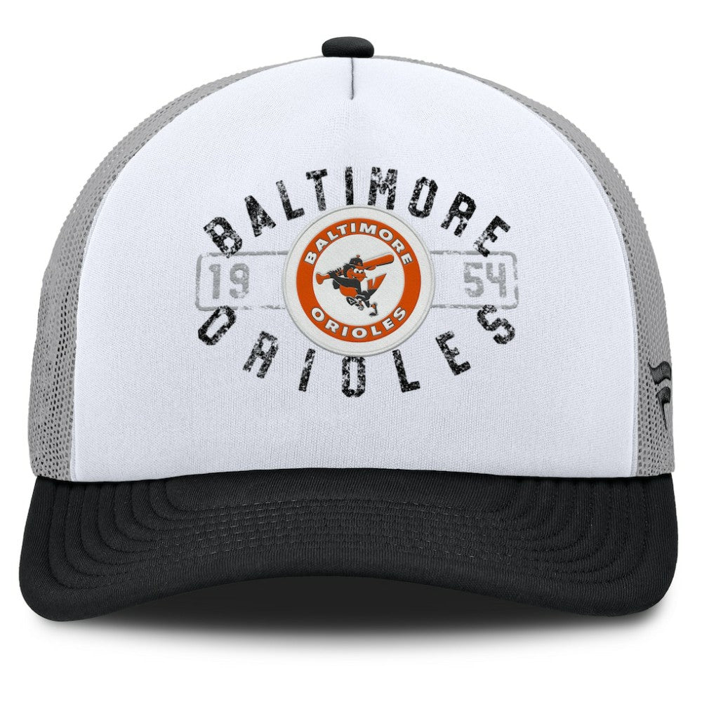 Baltimore Orioles Fanatics Designated A-Frame Foam Front Trucker Adjustable Hat Sale