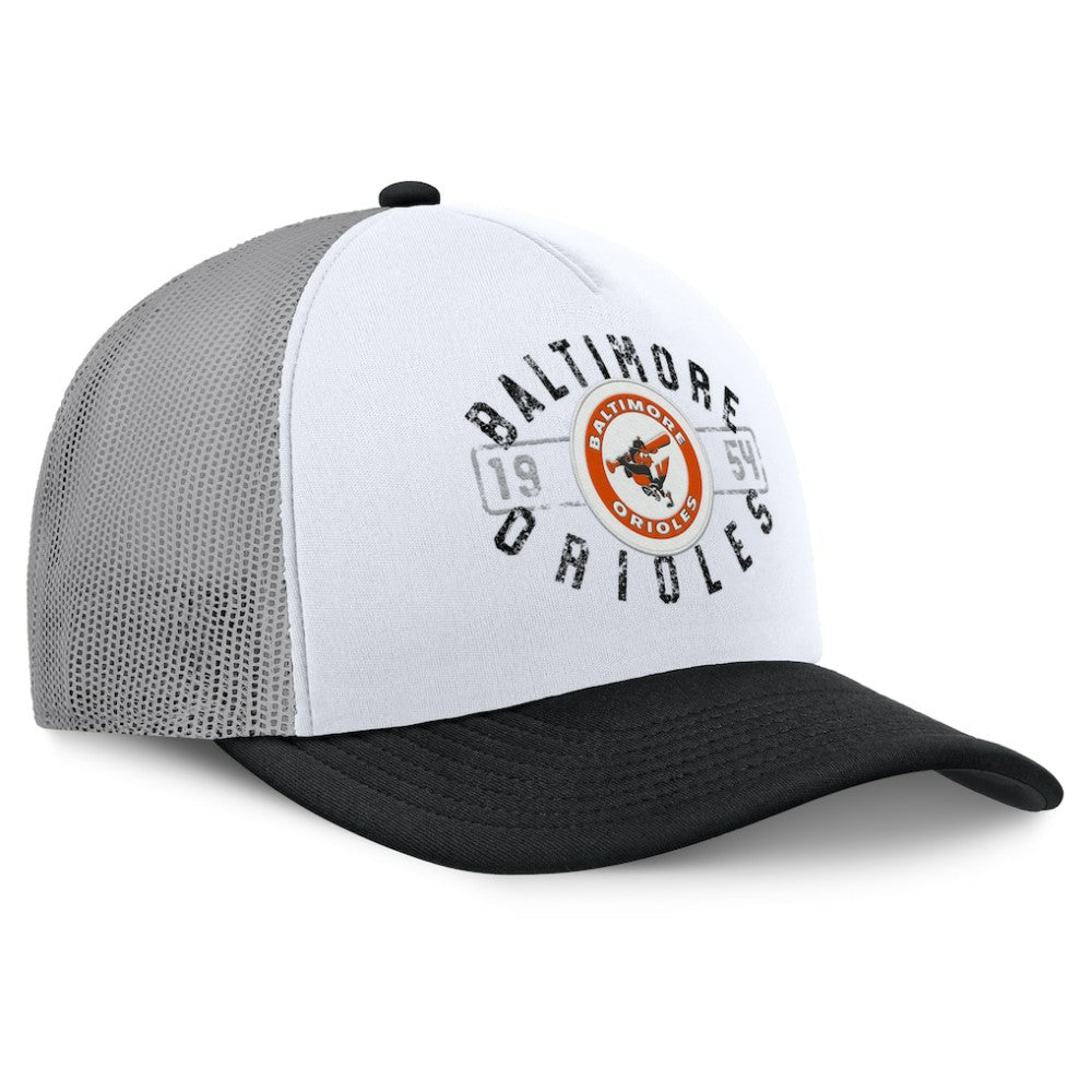 Baltimore Orioles Fanatics Designated A-Frame Foam Front Trucker Adjustable Hat Sale