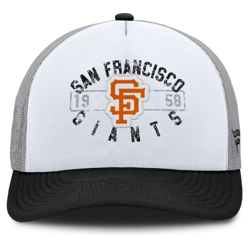 San Francisco Giants Fanatics Designated A-Frame Foam Front Trucker Adjustable Hat Discount