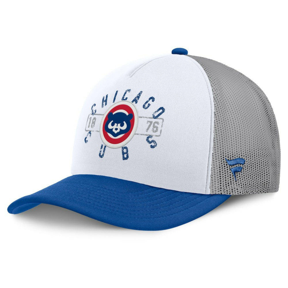 Chicago Cubs Fanatics Designated A-Frame Foam Front Trucker Adjustable Hat Sale