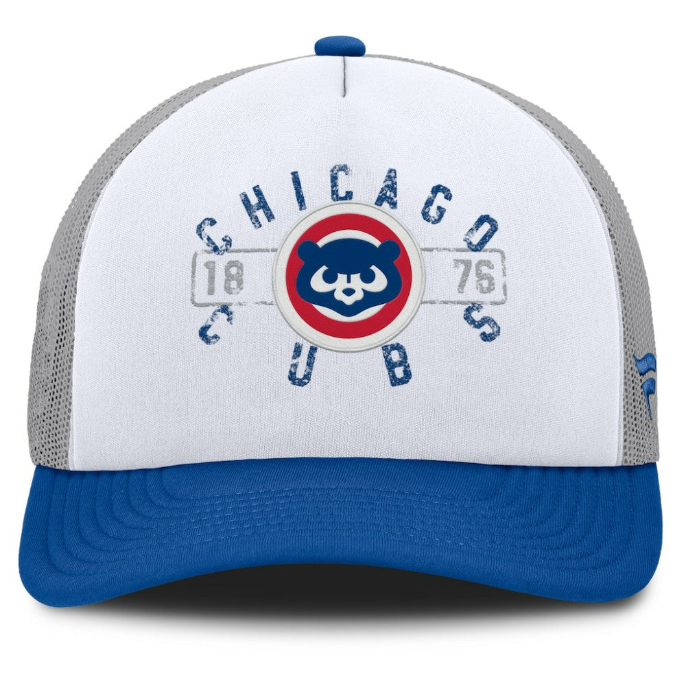 Chicago Cubs Fanatics Designated A-Frame Foam Front Trucker Adjustable Hat Sale