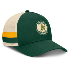 Athletics Fanatics Inherited Side Stripe Trucker Adjustable Hat Discount