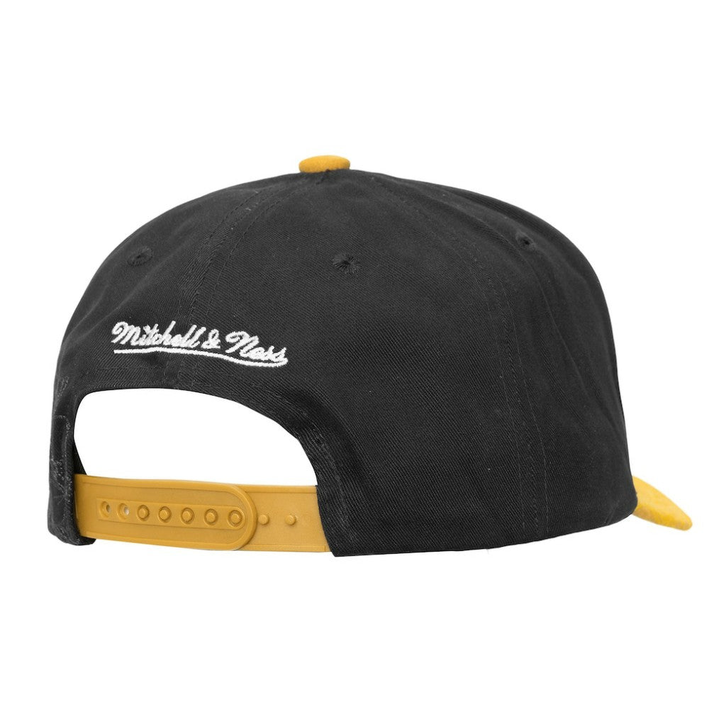 Boston Bruins Mitchell & Ness May Flowers Pro Crown Adjustable Hat - Black/Gold | NHL near me