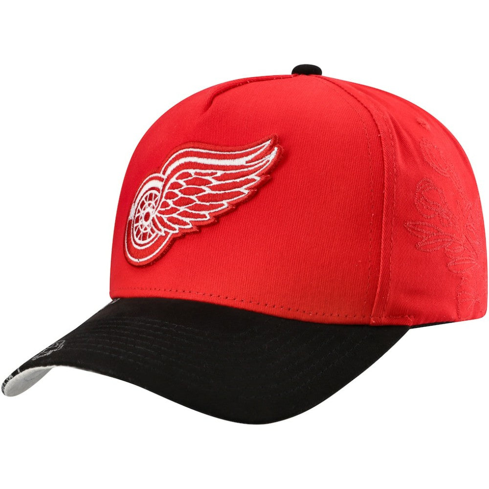 Detroit Red Wings Mitchell & Ness May Flowers Pro Crown Adjustable Hat - Red/Black | NHL online