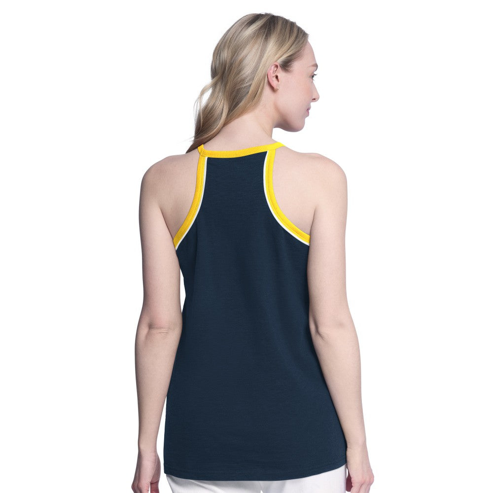 Milwaukee Brewers G-III 4Her by Carl Banks Women's Curveball Racerback Tank Top Sale