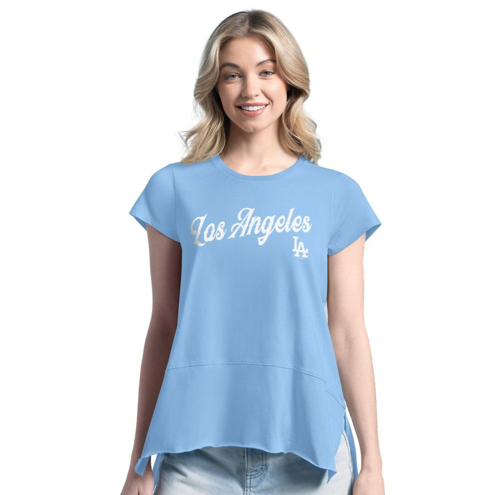 Los Angeles Dodgers Margaritaville Women's Gametime is Paradise T-Shirt Sale