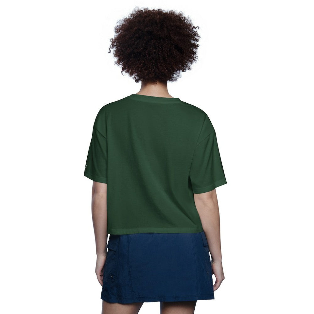 Athletics Starter Women's Play the Ball Boxy Cropped T-Shirt Outlet