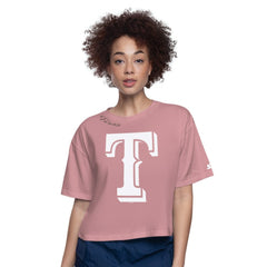 Texas Rangers Starter Women's Play the Ball Boxy Cropped T-Shirt Online