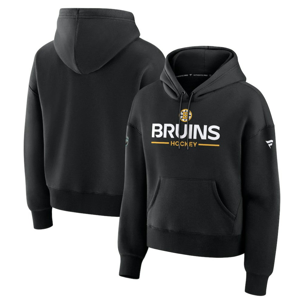 Boston Bruins Fanatics Women's Authentic Pro Primary Pullover Hoodie - Black | Fanatics on sale