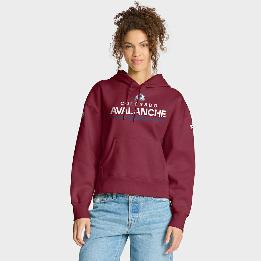 Colorado Avalanche Fanatics Women's Authentic Pro Primary Pullover Hoodie - Burgundy | Fanatics Clearance