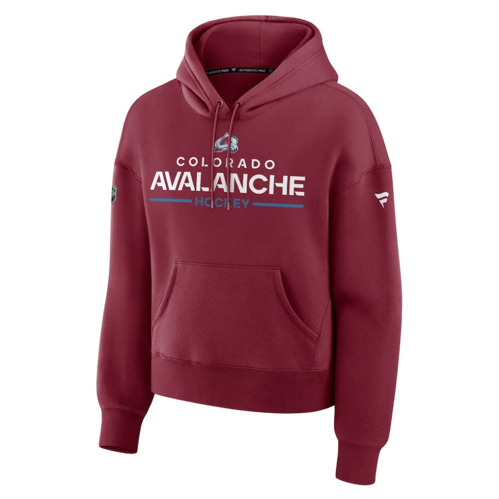 Colorado Avalanche Fanatics Women's Authentic Pro Primary Pullover Hoodie - Burgundy | Fanatics Clearance