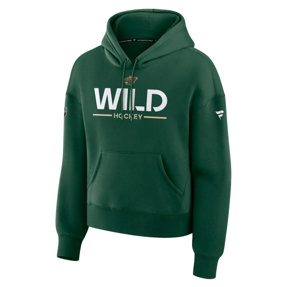 Minnesota Wild Fanatics Women's Authentic Pro Primary Pullover Hoodie - Green | Fanatics on sale