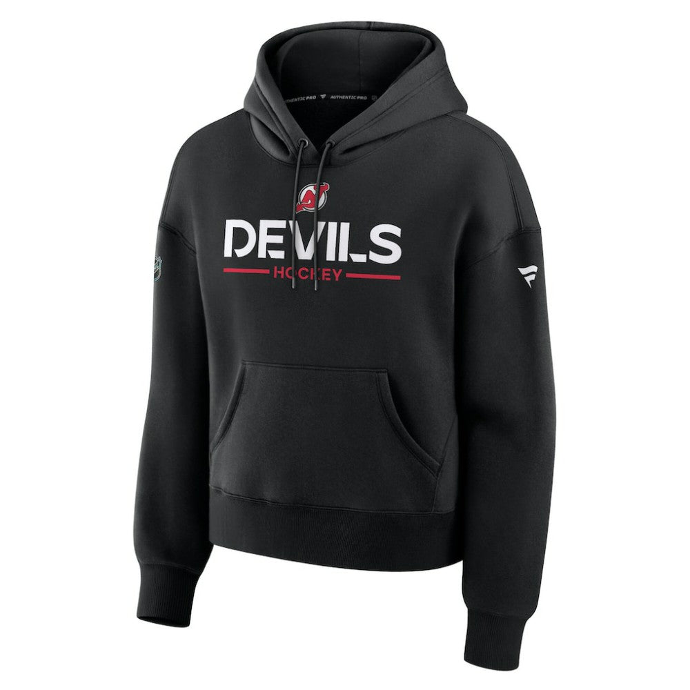 New Jersey Devils Fanatics Women's Authentic Pro Primary Pullover Hoodie - Black | Fanatics Clearance