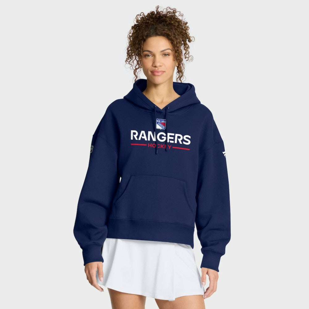 New York Rangers Fanatics Women's Authentic Pro Primary Pullover Hoodie - Navy | Fanatics online