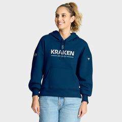 Seattle Kraken Fanatics Women's Authentic Pro Primary Pullover Hoodie - Deep Sea Blue | Fanatics Clearance