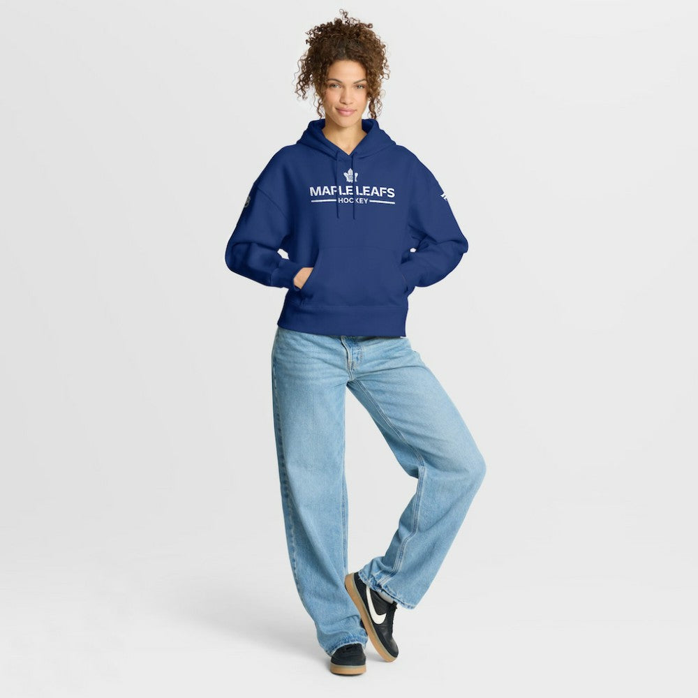 Toronto Maple Leafs Fanatics Women's Authentic Pro Primary Pullover Hoodie - Blue | Fanatics Lifestyle