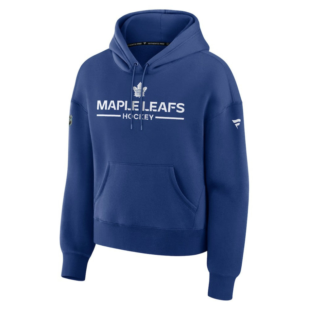 Toronto Maple Leafs Fanatics Women's Authentic Pro Primary Pullover Hoodie - Blue | Fanatics Lifestyle